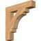 Ekena Millwork Merced Block Smooth Bracket, Western Red Cedar, 3 1/2"W x 20"D x 20"H BKT04X20X20MRC05SWR - alternate 1